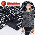 Black embroidery velvet velour fabrics factories in china fabric with glitter sequins